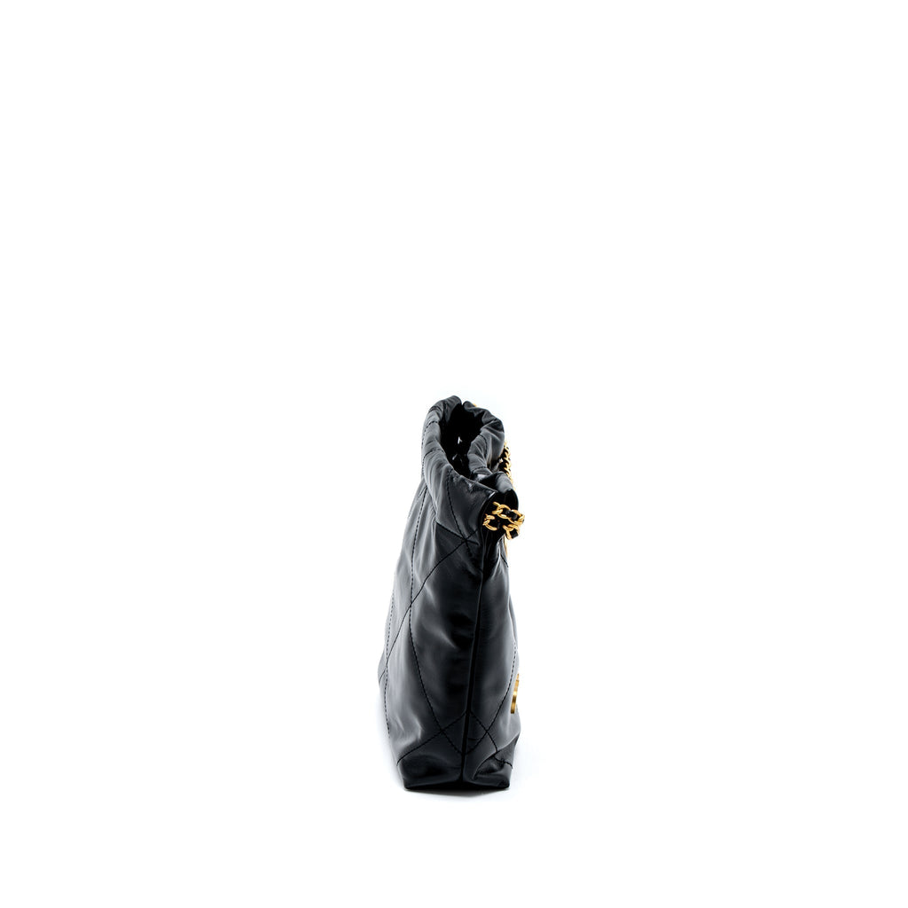 copy-of-chanel-23s-mini-22-bag-shiny-calfskin-black-brushed-ghw-microchip