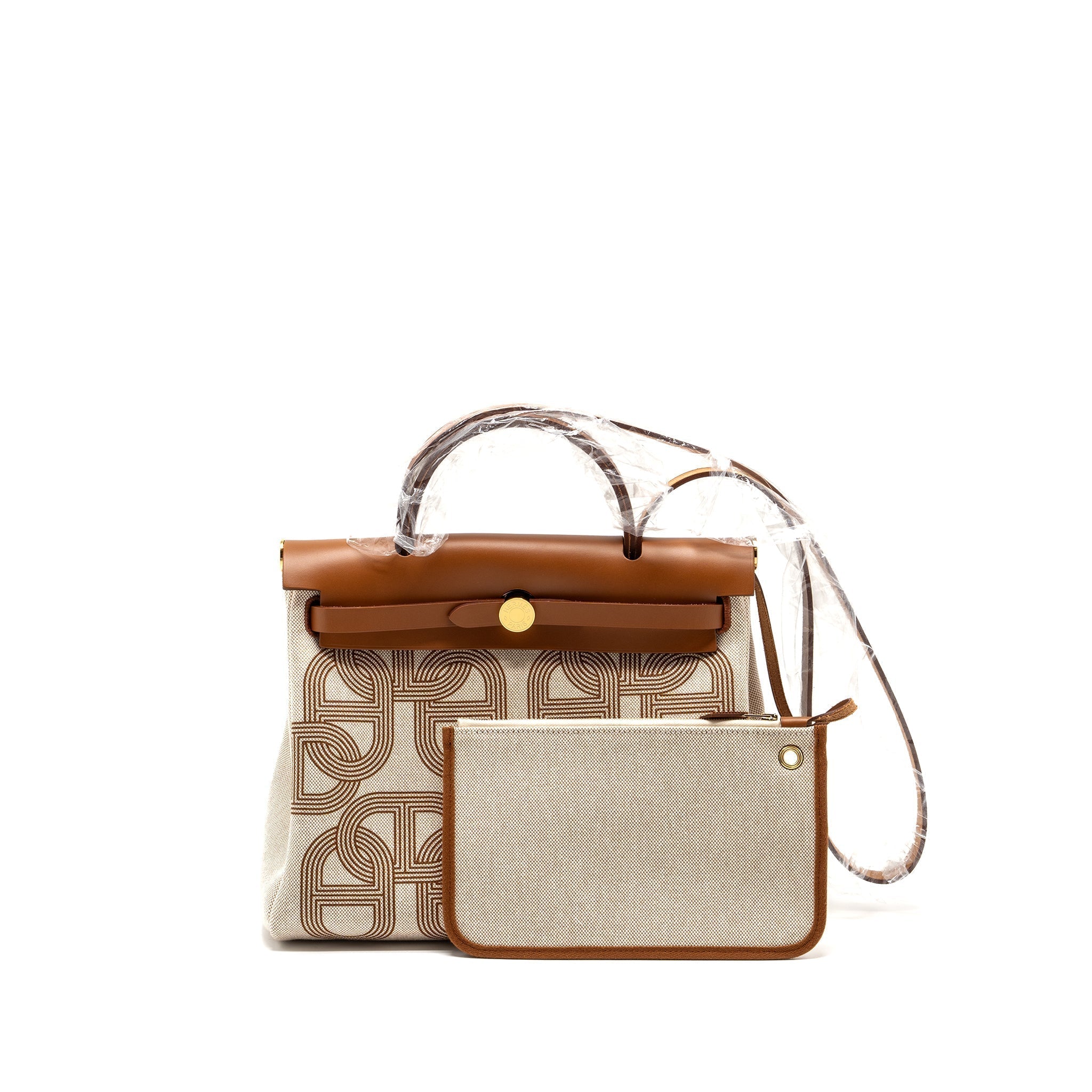 hermes-herbag-31-zip-bag-toile-h-plume-canvas-hunter-leather-fauve-ecru-beige-ghw-stamp-b