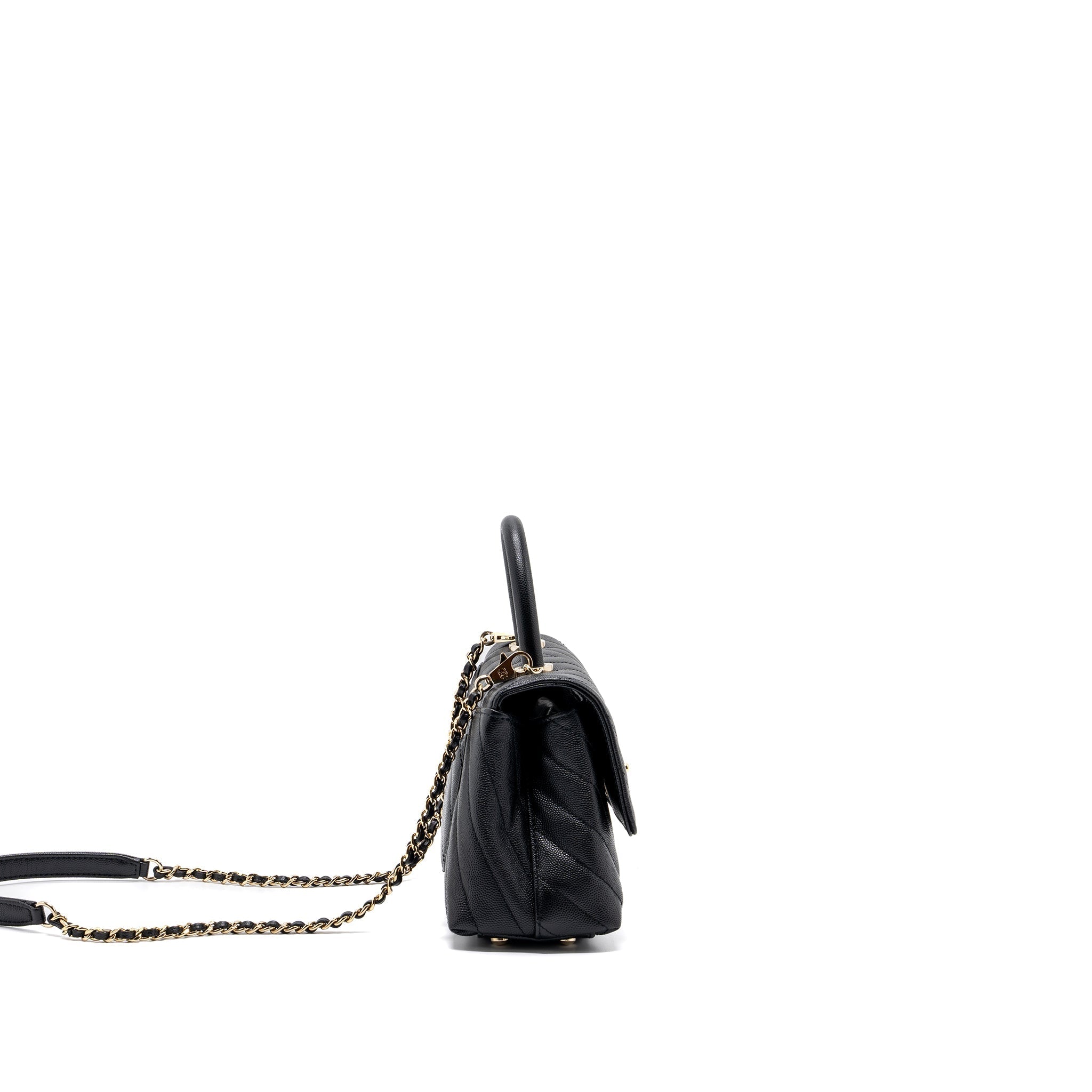 chanel-small-coco-handle-chevron-caviar-black-lghw