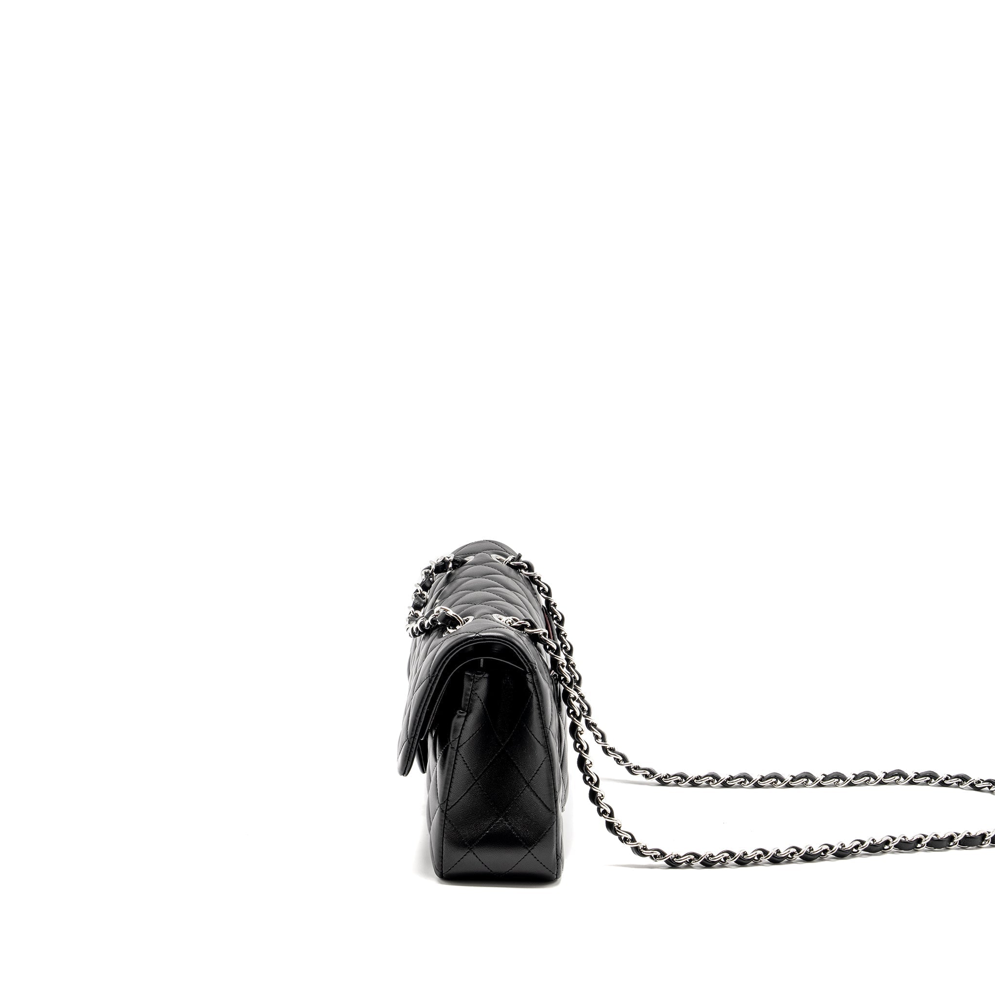 chanel-small-classic-double-flap-bag-lambskin-black-shw-microchip-1