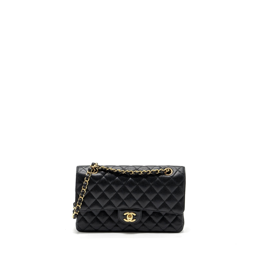 chanel-medium-classic-double-flap-bag-caviar-ghw