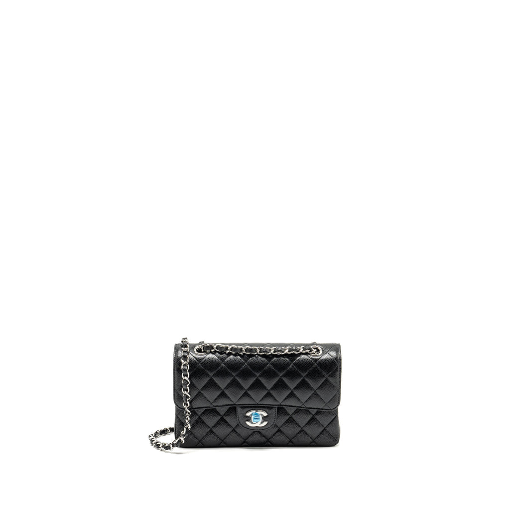 chanel-medium-classic-double-flap-bag-caviar-black-shw-microchip-copy