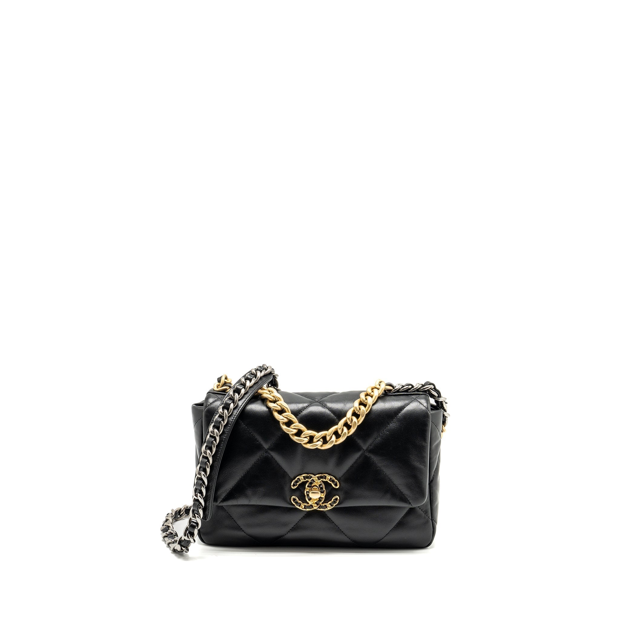chanel-small-19-bag-goatskin-black-multicolor-hardware