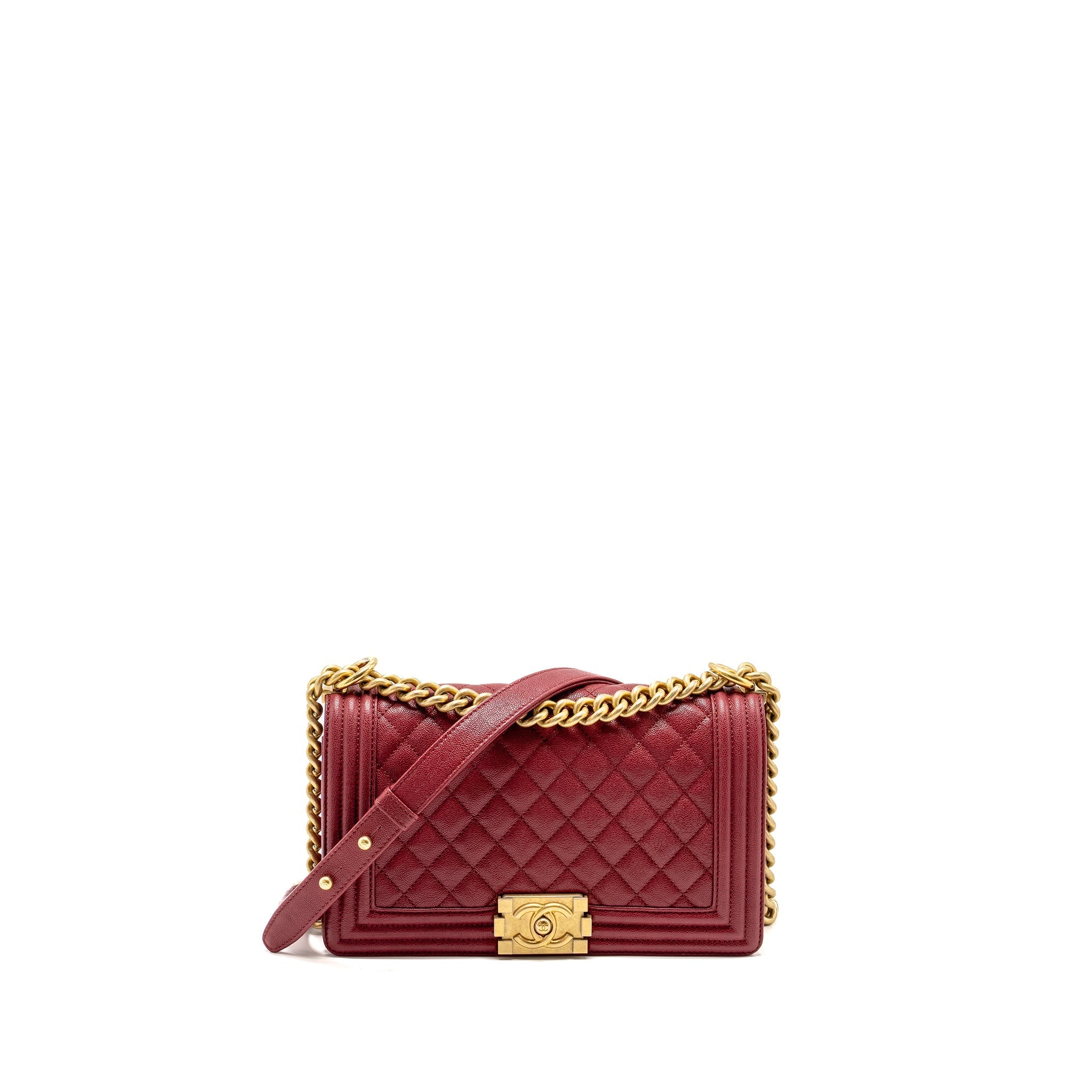 chanel-medium-boy-bag-caviar-red-ghw-copy