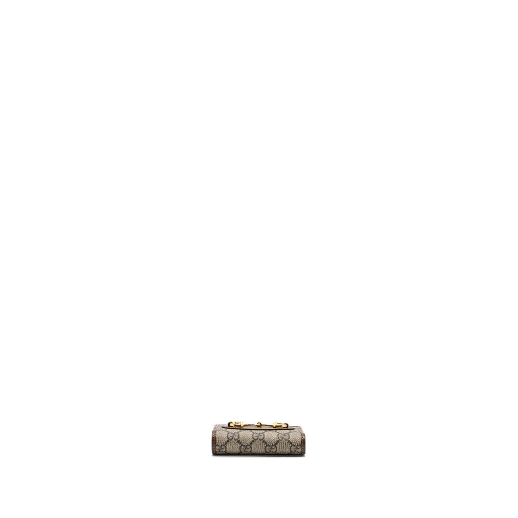 gucci-horsebit-1955-card-case-wallet-gg-supreme-canvas-calfskin-brown-ghw