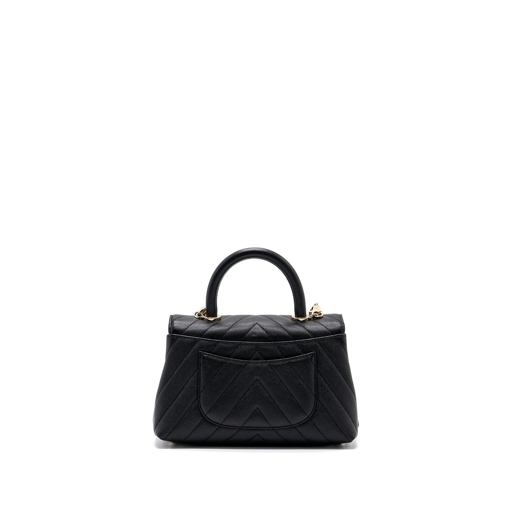 chanel-small-coco-handle-chevron-caviar-black-lghw