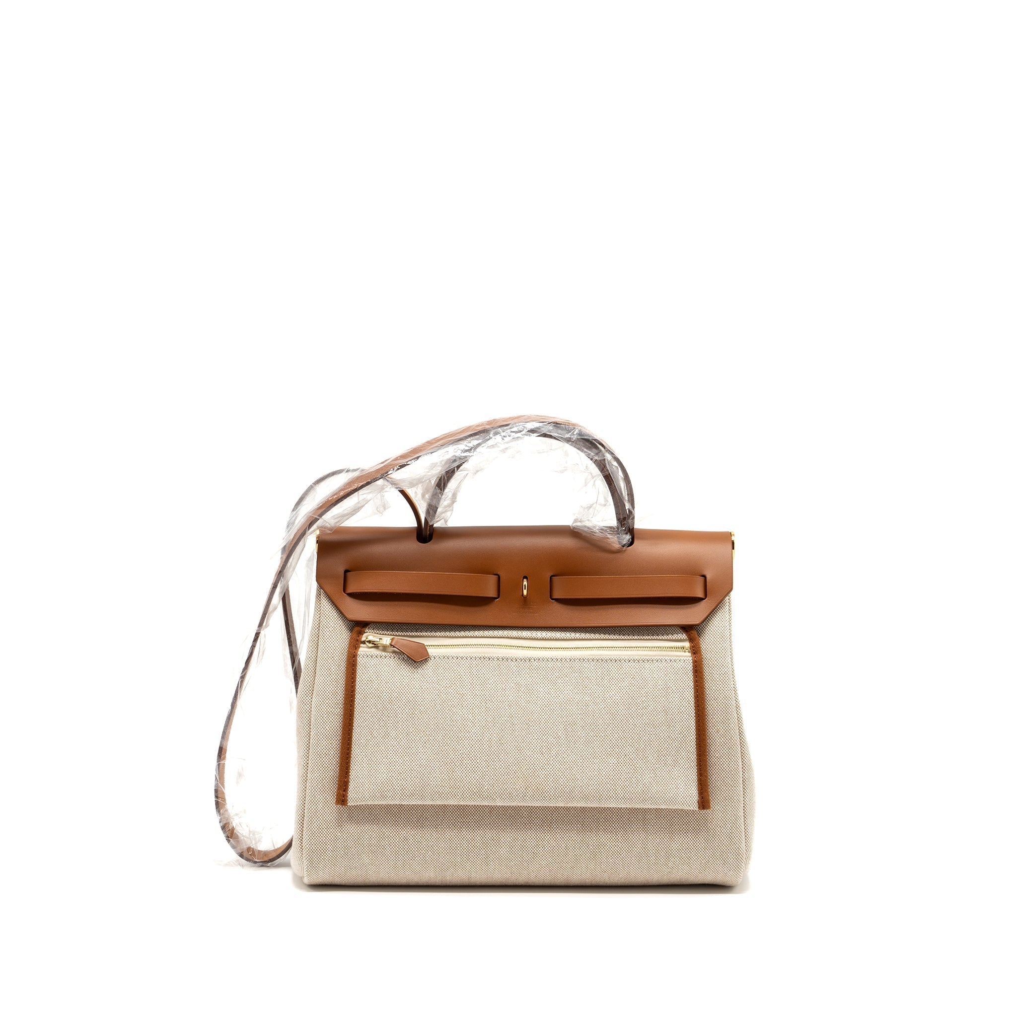hermes-herbag-31-zip-bag-toile-h-plume-canvas-hunter-leather-fauve-ecru-beige-ghw-stamp-b