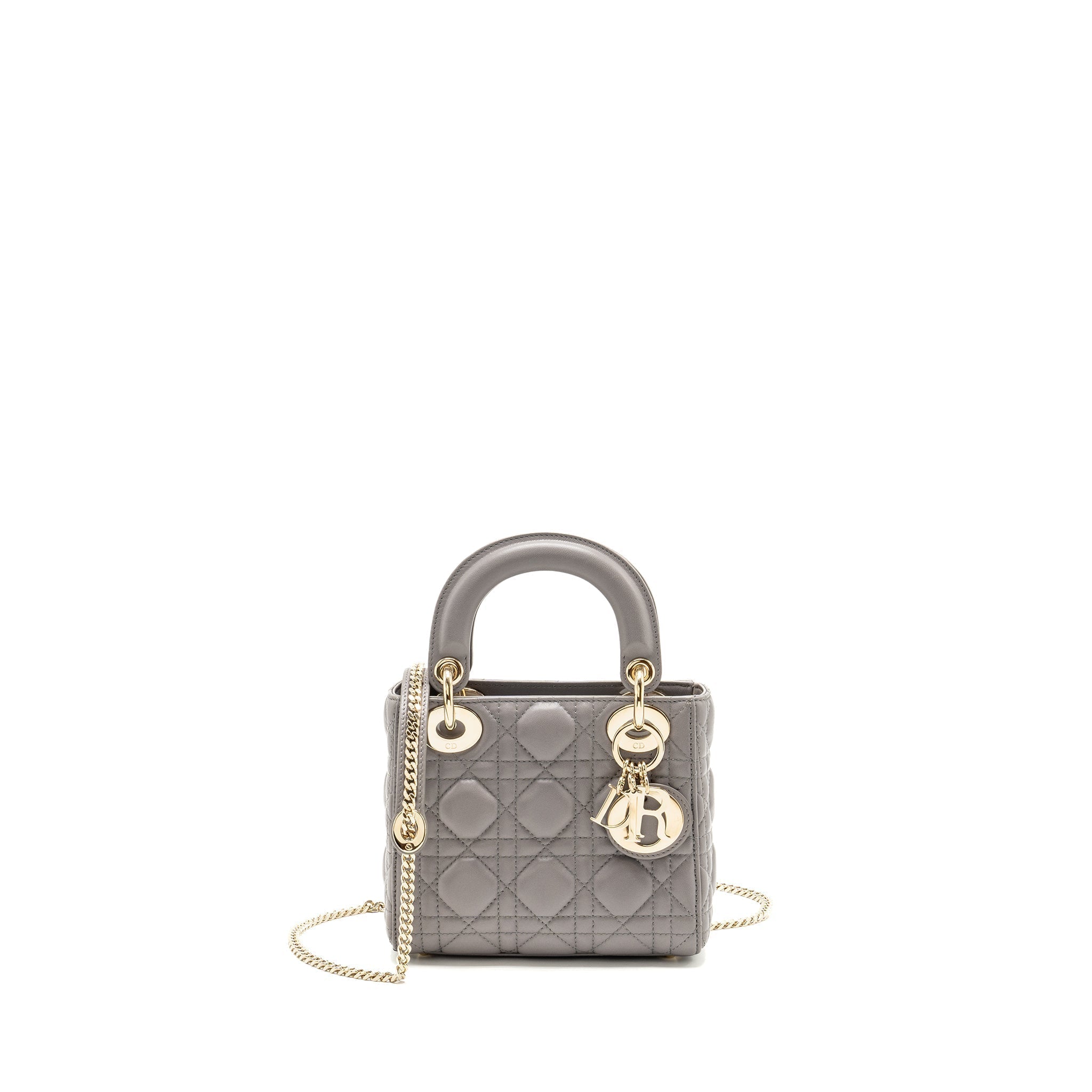 dior-mini-lady-dior-lambskin-grey-lghw-copy