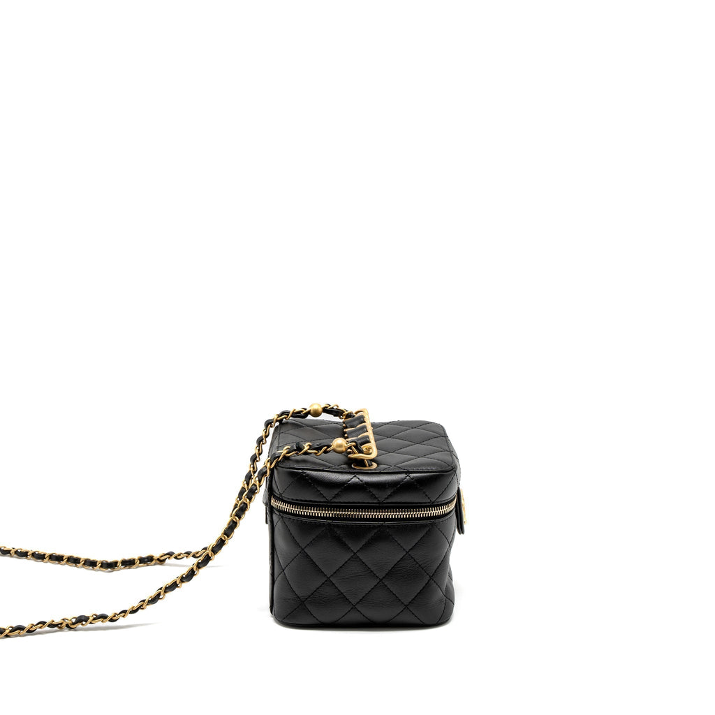 copy-of-chanel-top-handle-vanity-crossbody-bag-calfskin-black-brushed-ghw-microchip