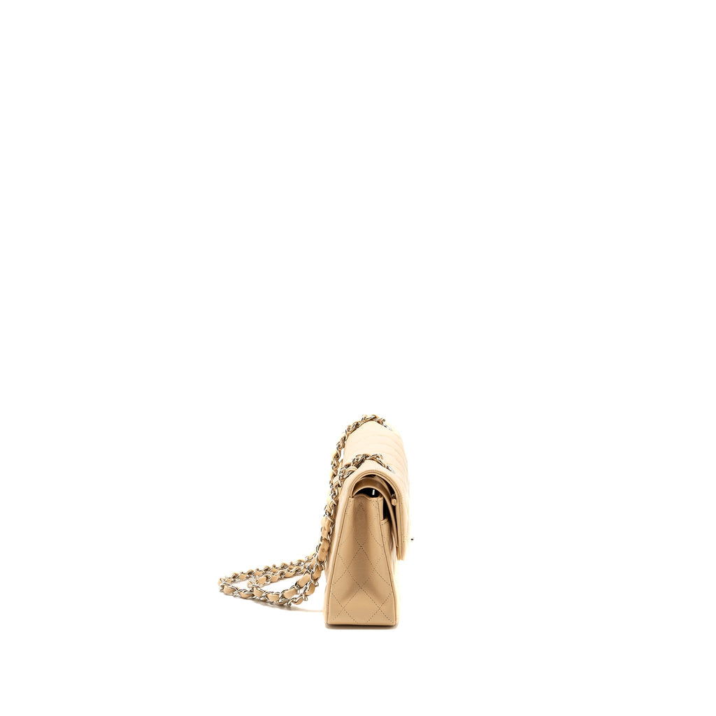 chanel-small-classic-double-flap-bag-lambskin-beige-shwmicrochip