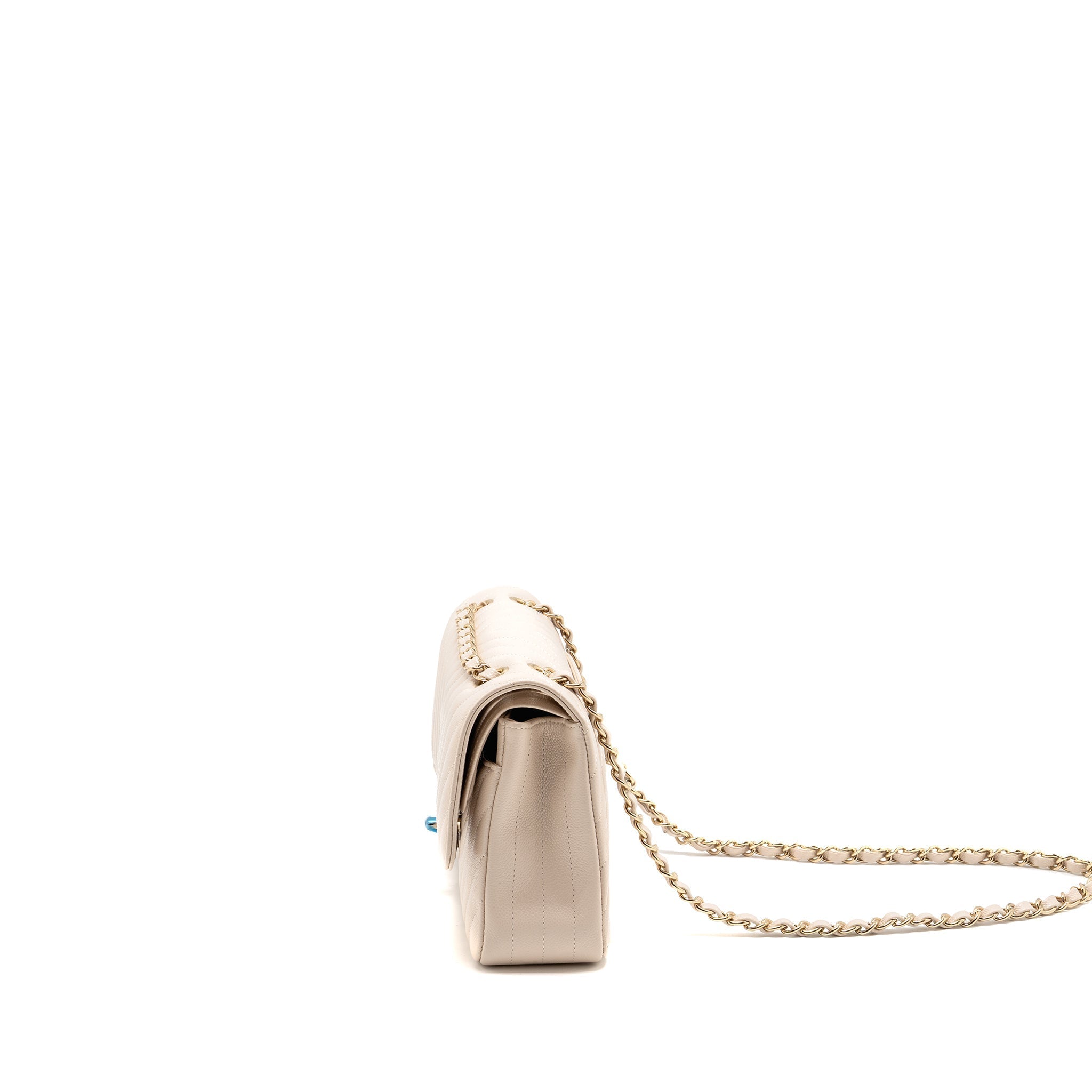 chanel-medium-classic-double-flap-bag-chevron-caviar-light-beige-lghw