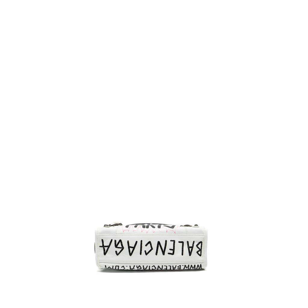 balenciaga-city-graffiti-classic-studs-bag-leather-white-pink-black-with-black-hardware