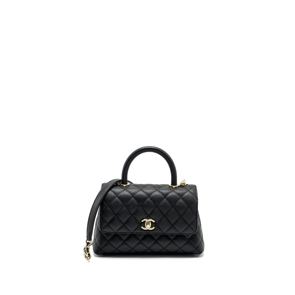 chanel-small-coco-handle-caviar-black-lghw-microchip-16