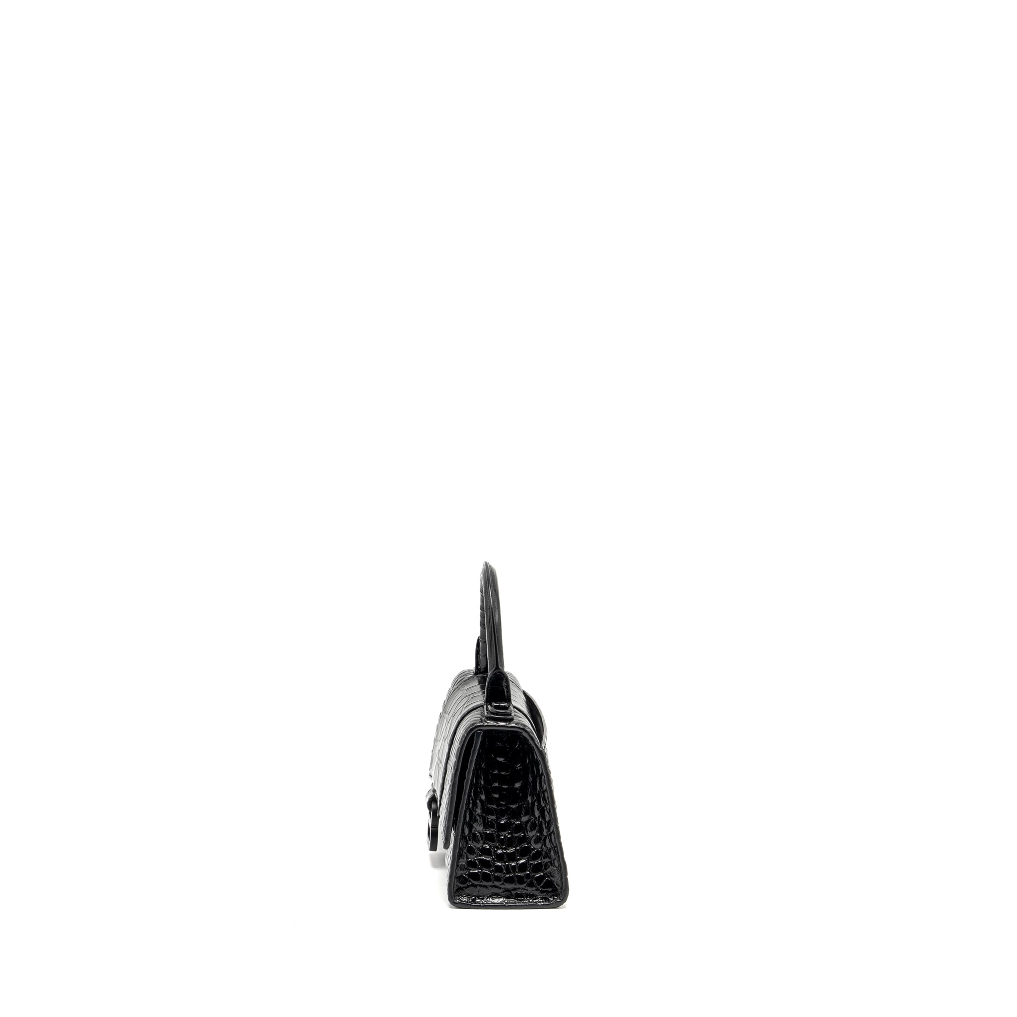balenciaga-xs-hourglass-croc-embossed-calfskin-so-black
