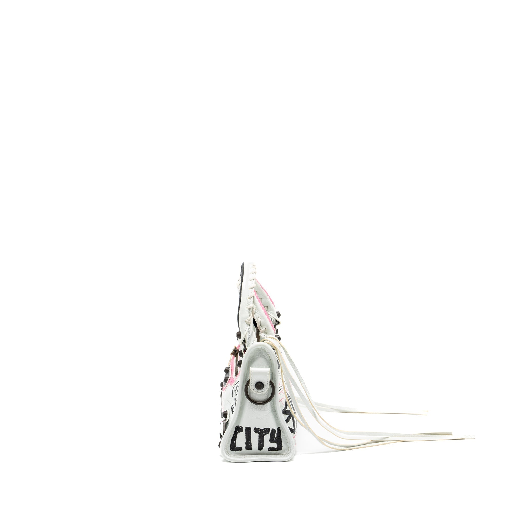 balenciaga-city-graffiti-classic-studs-bag-leather-white-pink-black-with-black-hardware