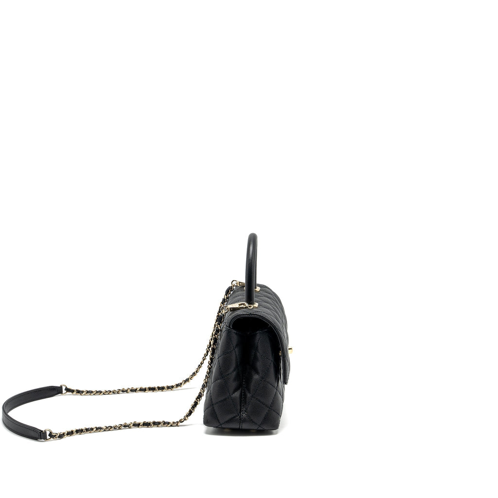 chanel-small-coco-handle-caviar-black-lghw-microchip-16