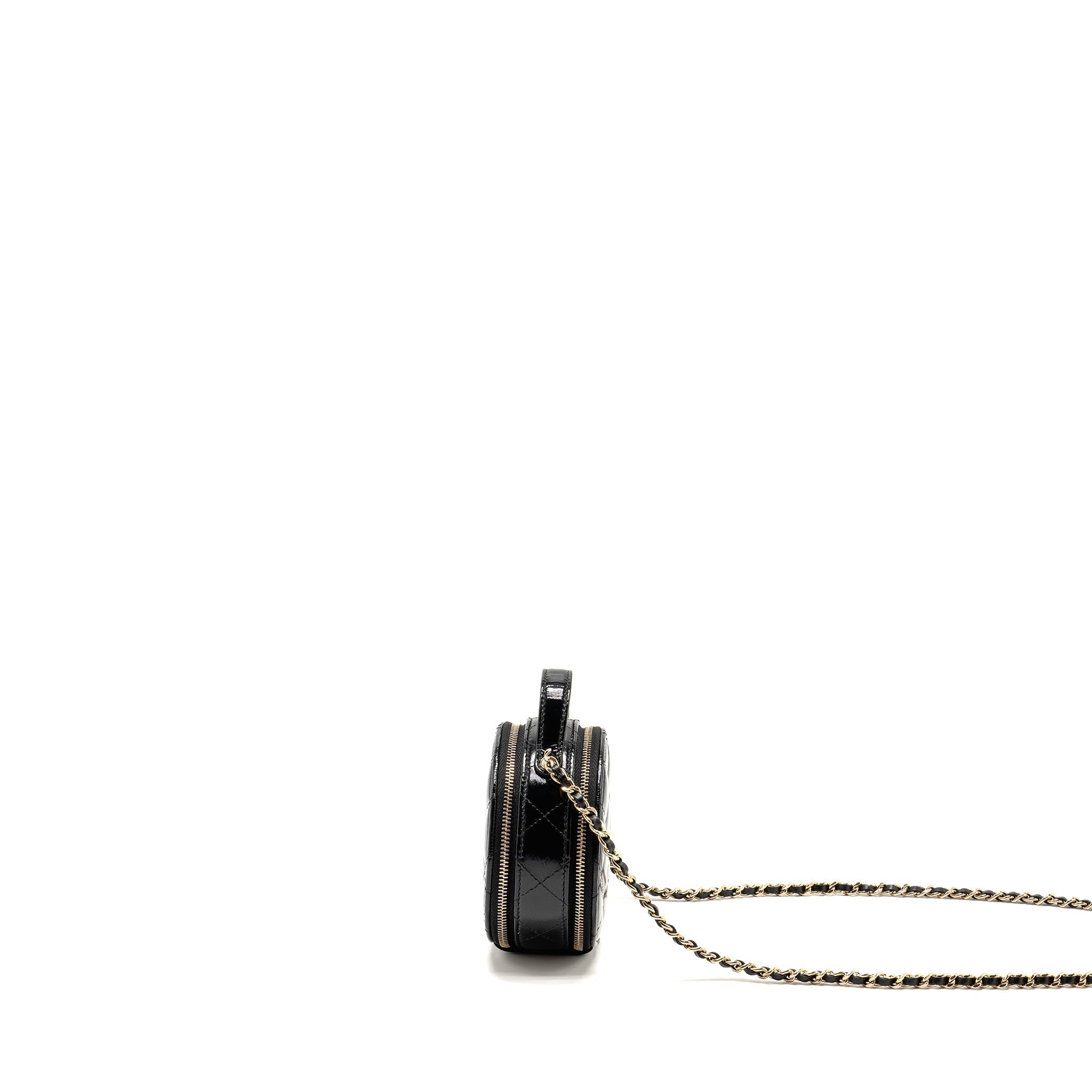 chanel-22b-top-handle-mini-round-vanity-case-with-chain-shiny-leather-black-lghw-microchip