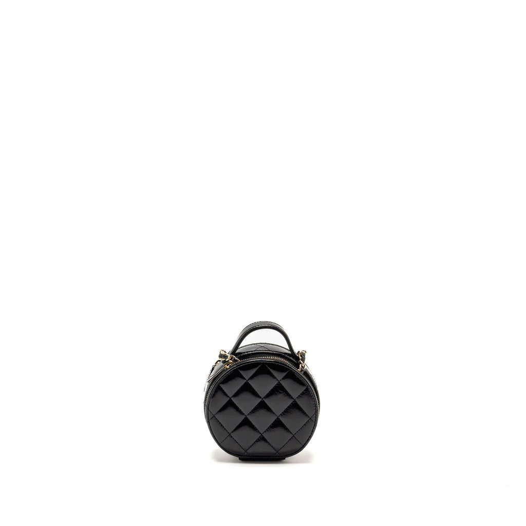 chanel-22b-top-handle-mini-round-vanity-case-with-chain-shiny-leather-black-lghw-microchip