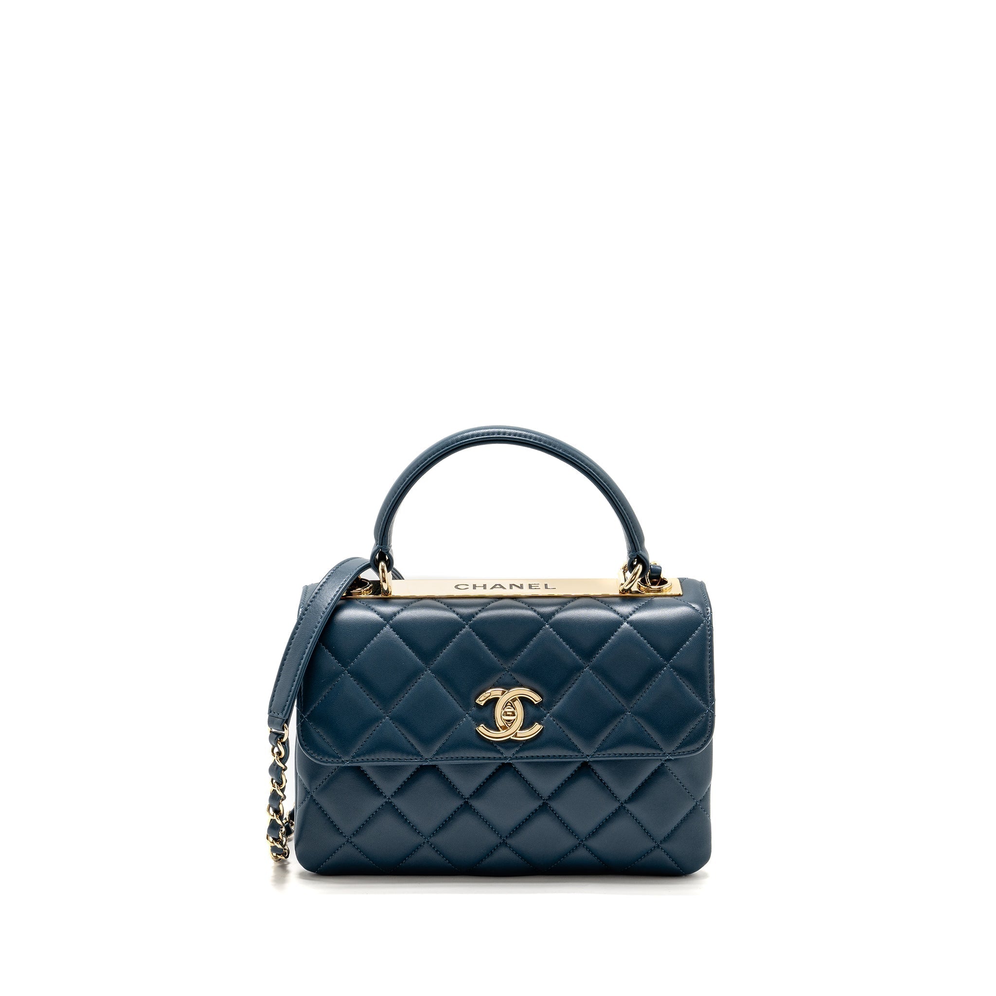 chanel-small-trendy-cc-flap-bag-lambskin-blue-lghw-copy