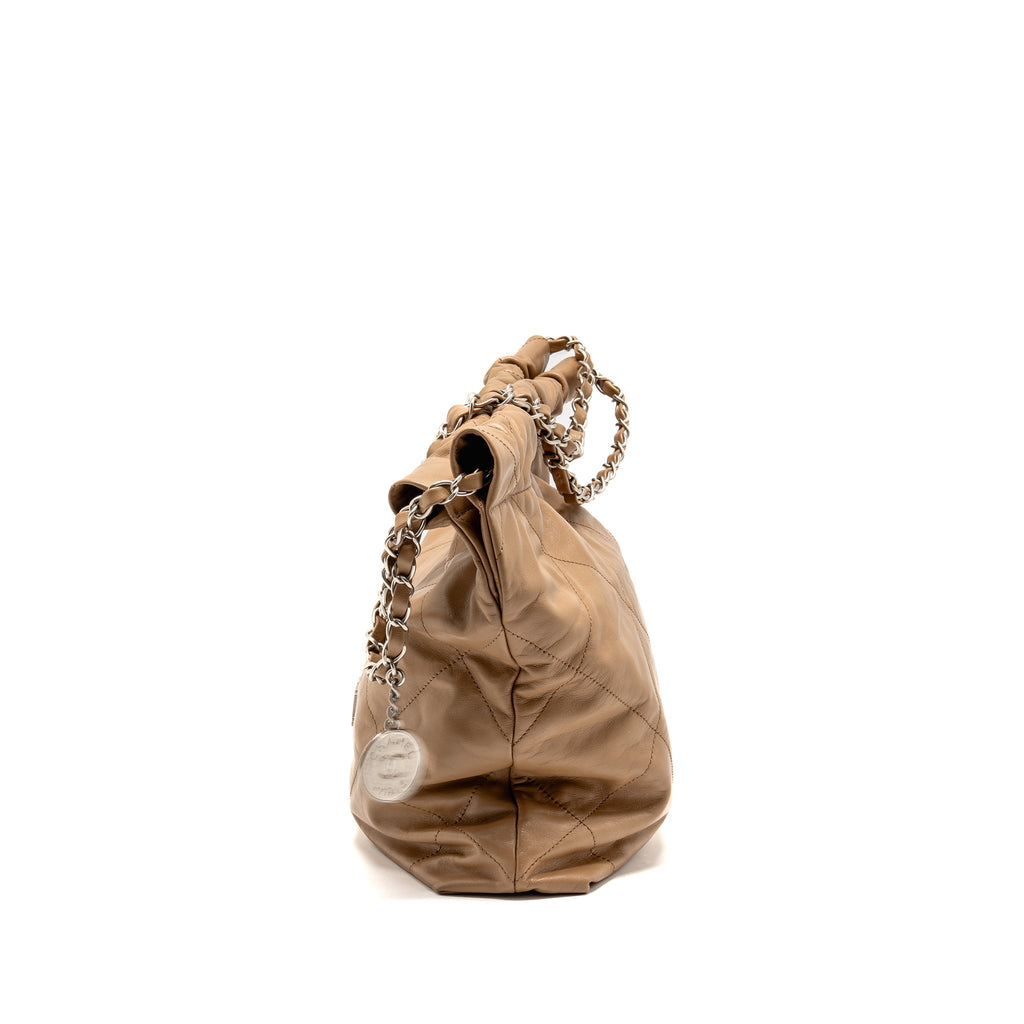 chanel-small-22-bag-calfskin-dark-beige-shw-microchip