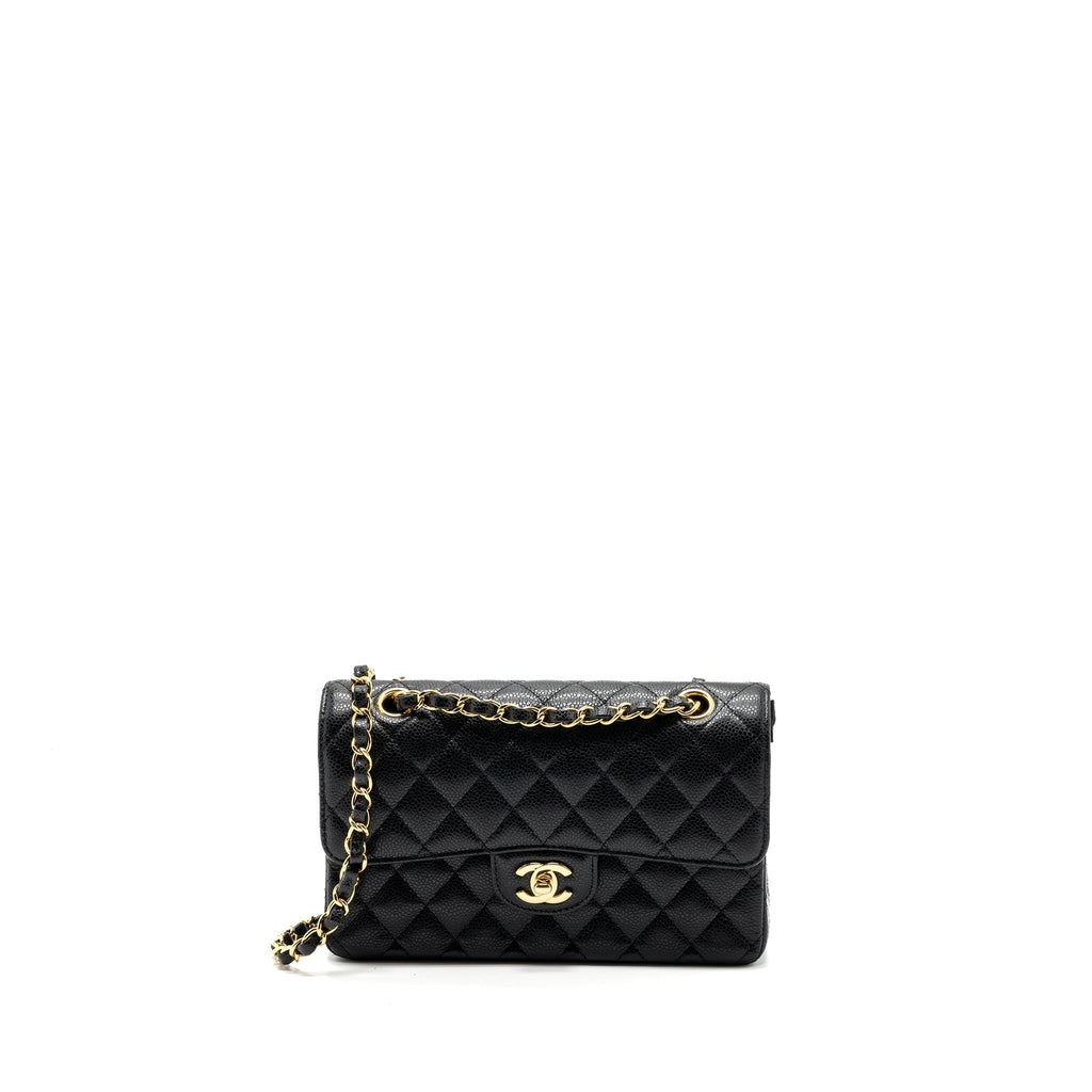 chanel-small-classic-double-flap-bag-caviar-black-ghwmicrochip