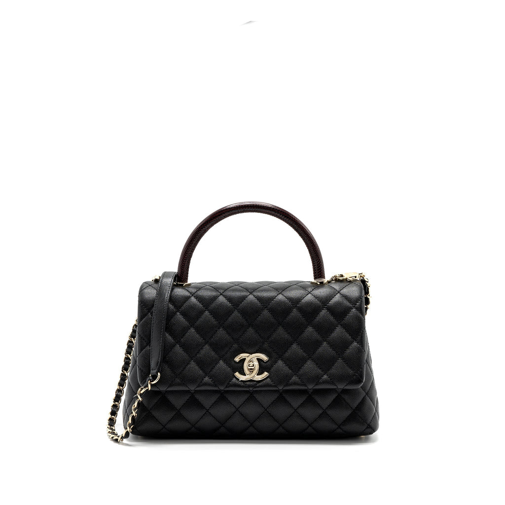 chanel-medium-coco-handle-flap-bag-lizard-embossed-handle-caviar-black-lghw