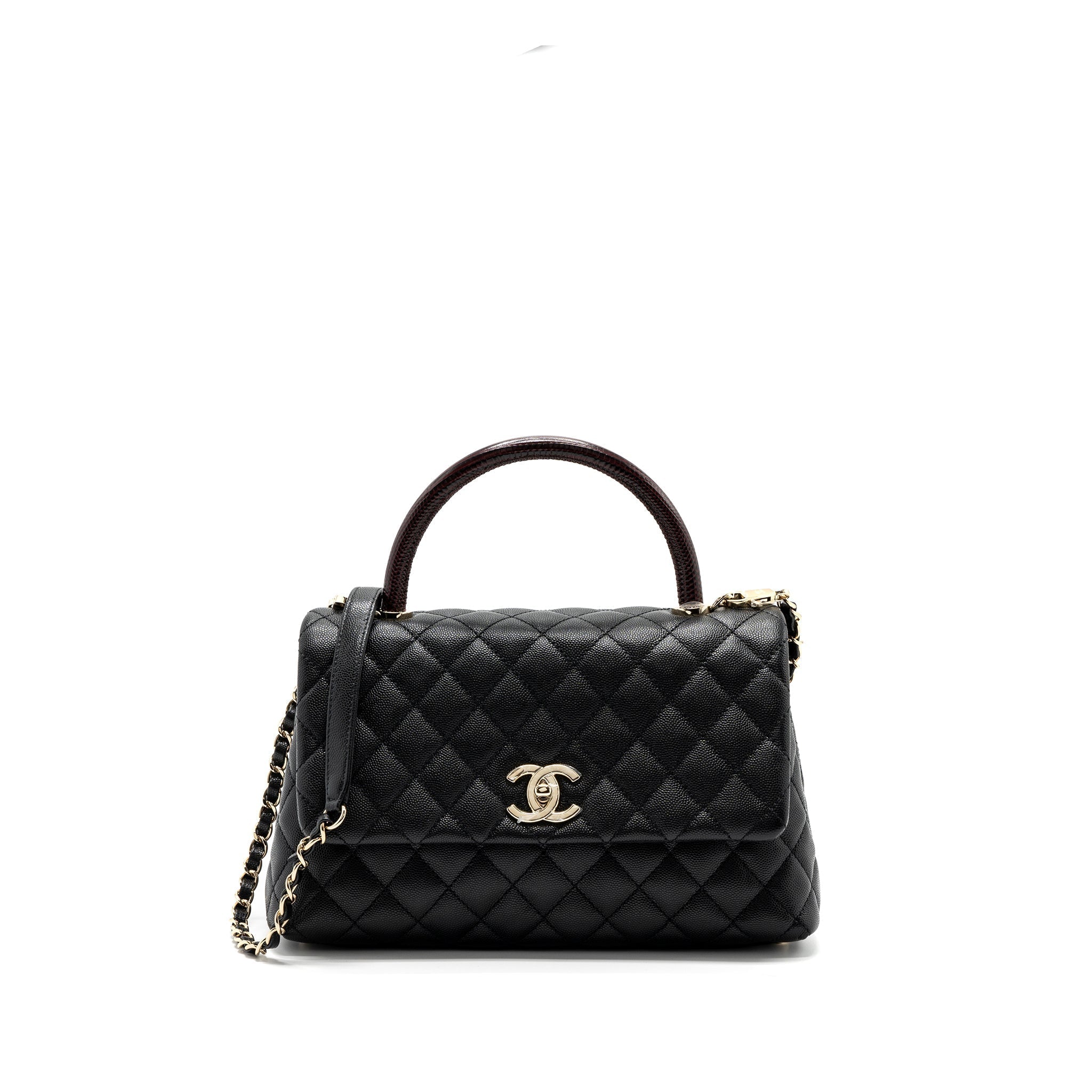 chanel-medium-coco-handle-flap-bag-lizard-embossed-handle-caviar-black-lghw