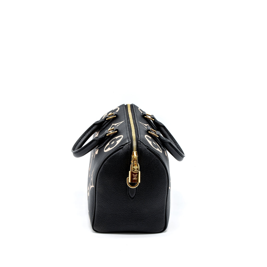 louis-vuitton-speedy-bandouliere-25-bicolour-monogram-empreinte-ghw-new-version