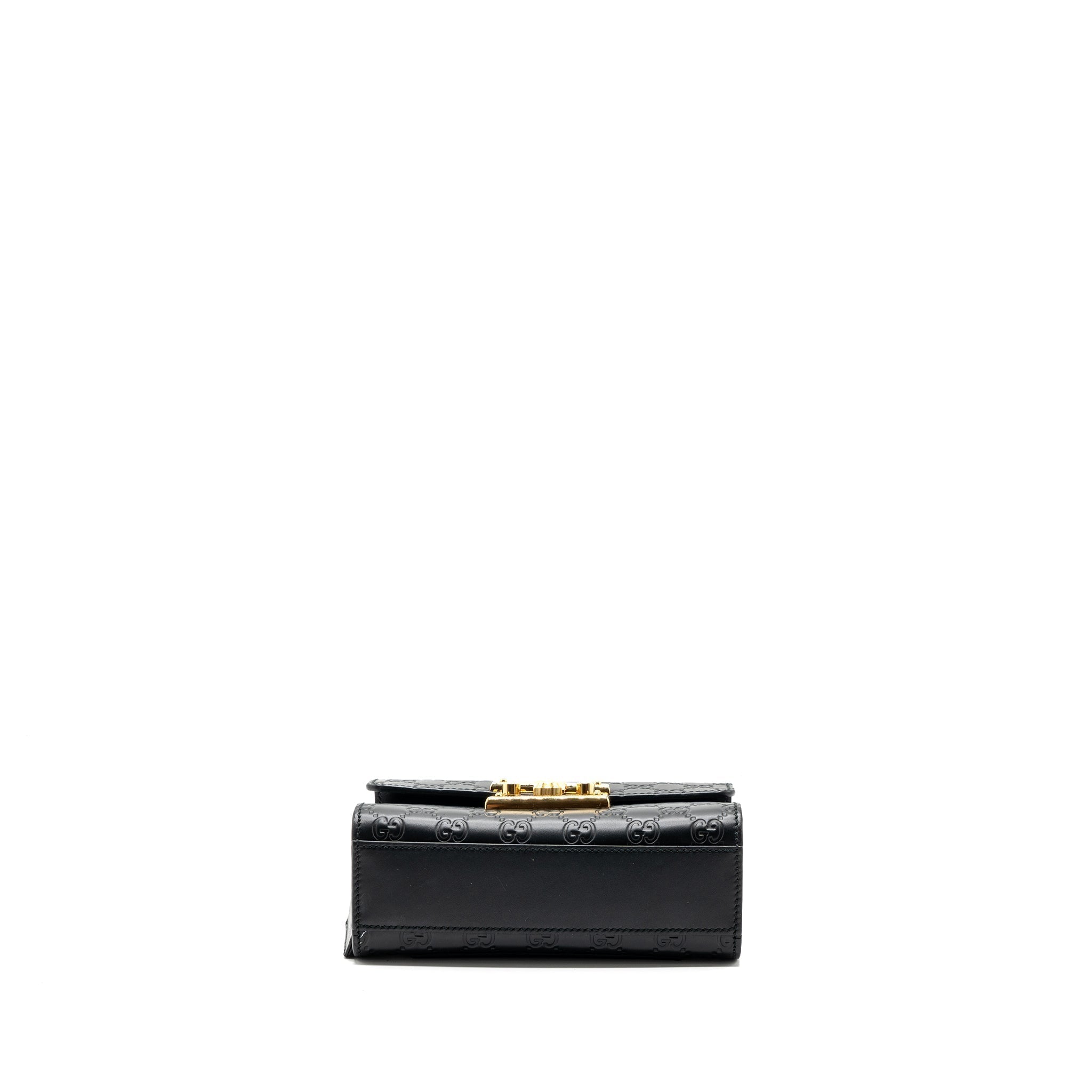 gucci-small-padlock-chain-bag-calfskin-black-ghw