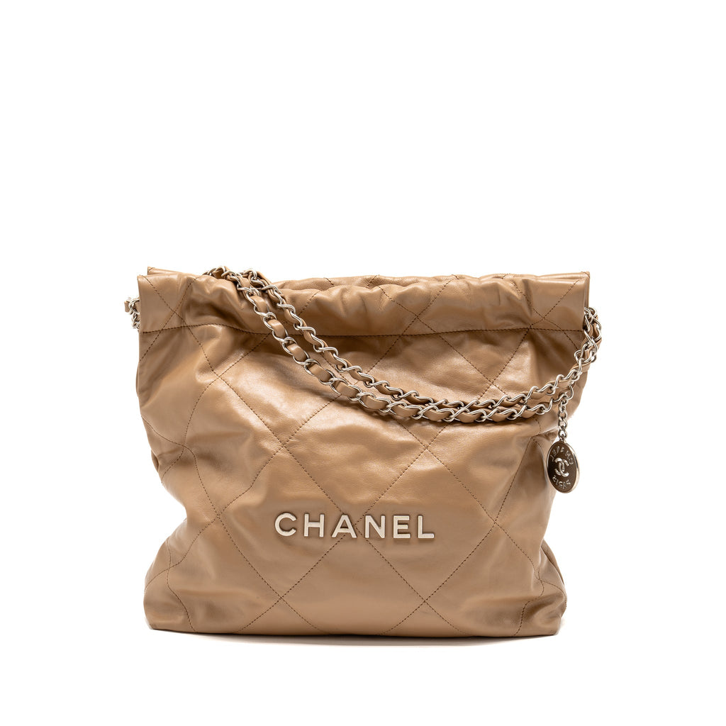 chanel-small-22-bag-calfskin-dark-beige-shw-microchip