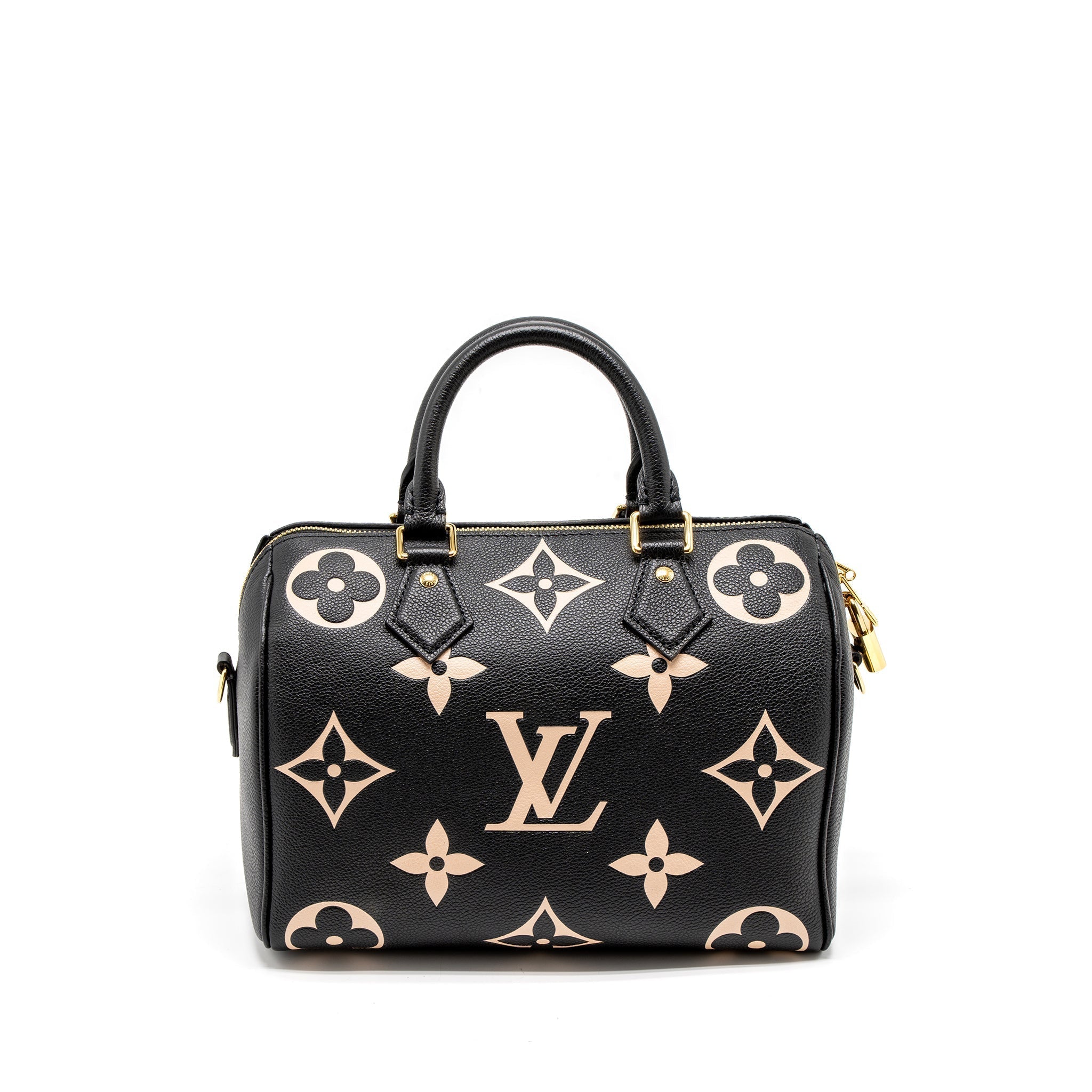 louis-vuitton-speedy-bandouliere-25-bicolour-monogram-empreinte-ghw-new-version