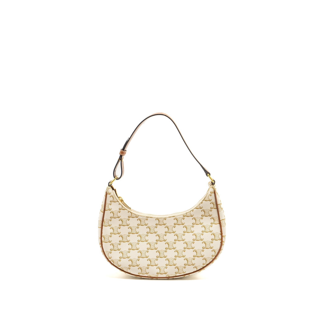 celine-ava-bag-triomphe-canvas-calfskin-white-brown-ghw-copy-1