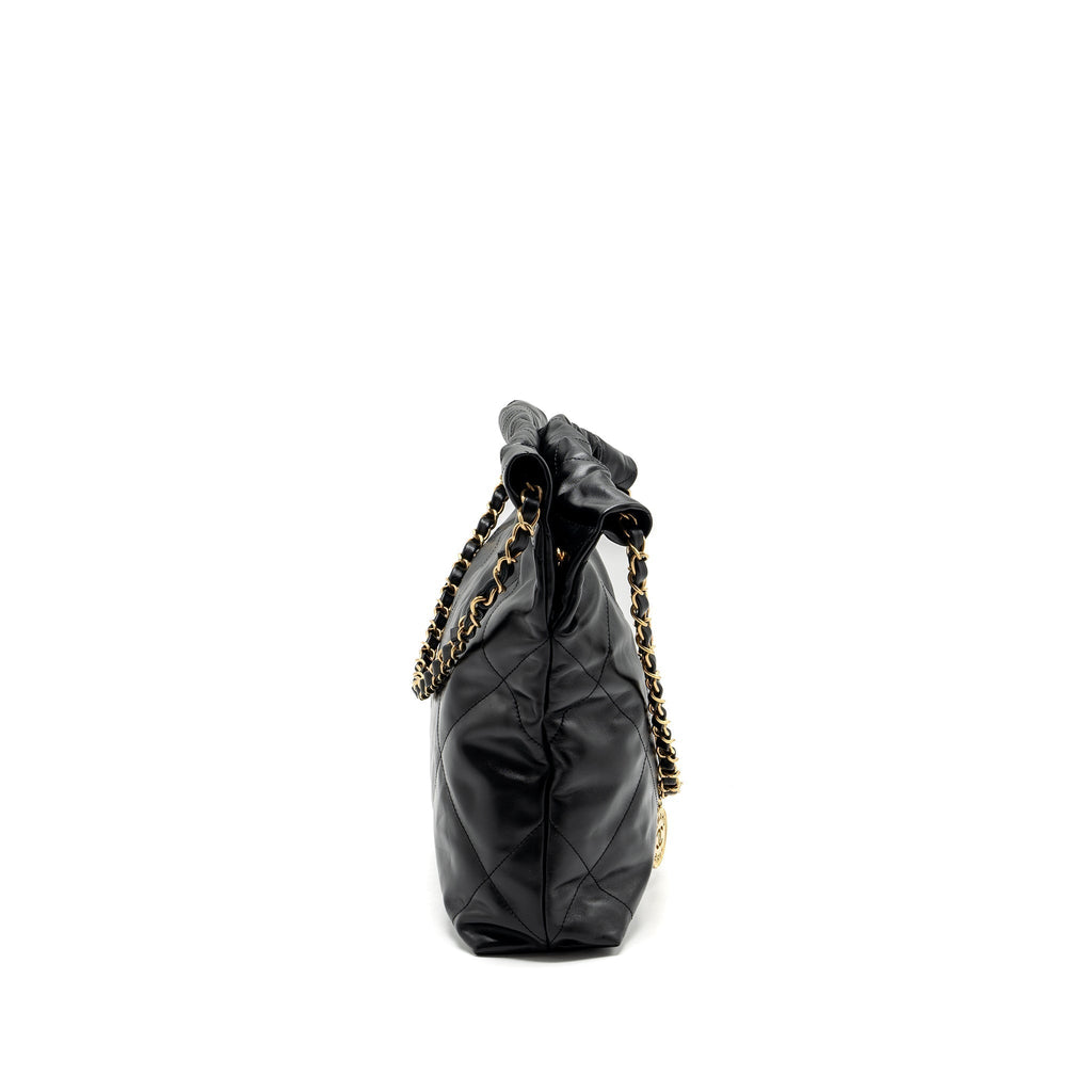 chanel-small-22-bag-gold-letter-shiny-calfskin-black-ghwmicrochip