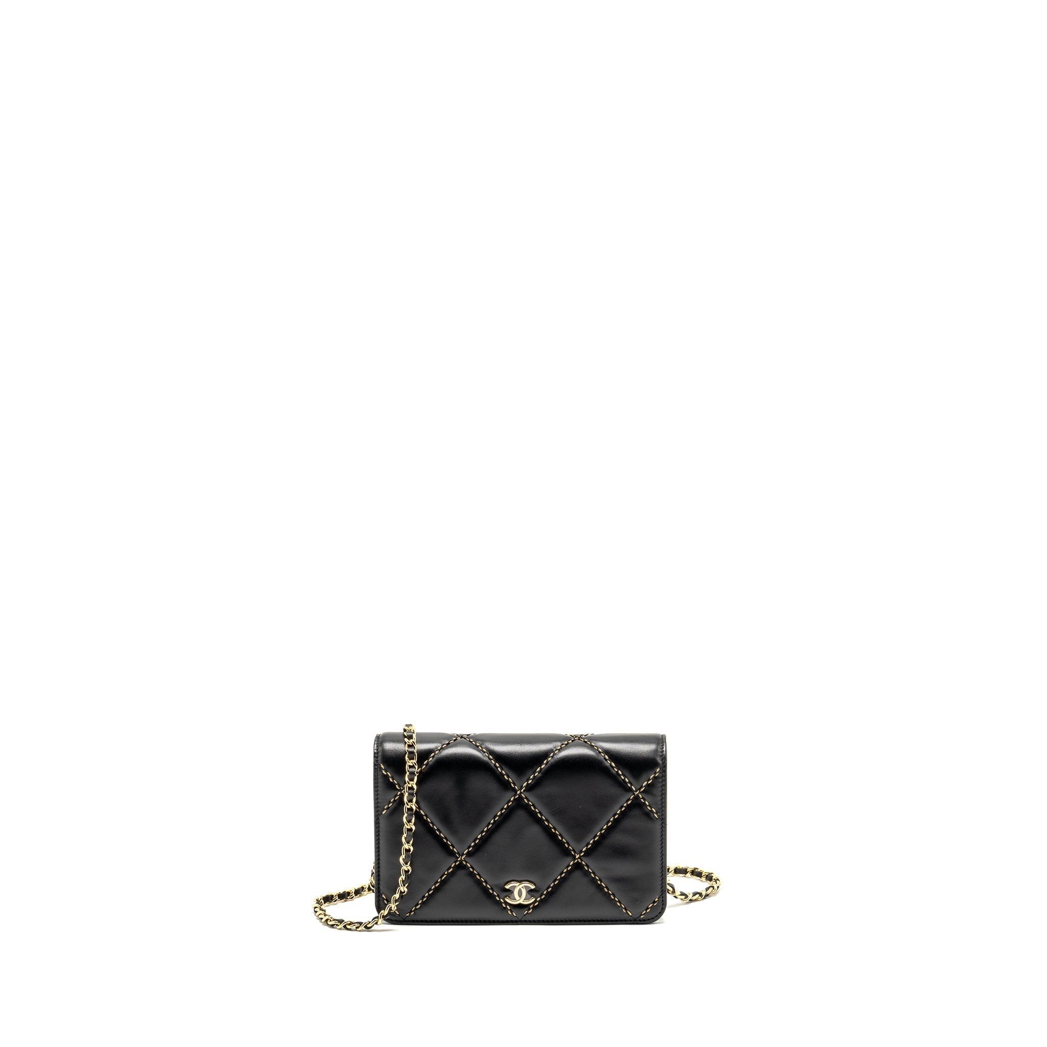 chanel-quilted-wallet-on-chain-shiny-calfskin-black-ghw-microchip-copy