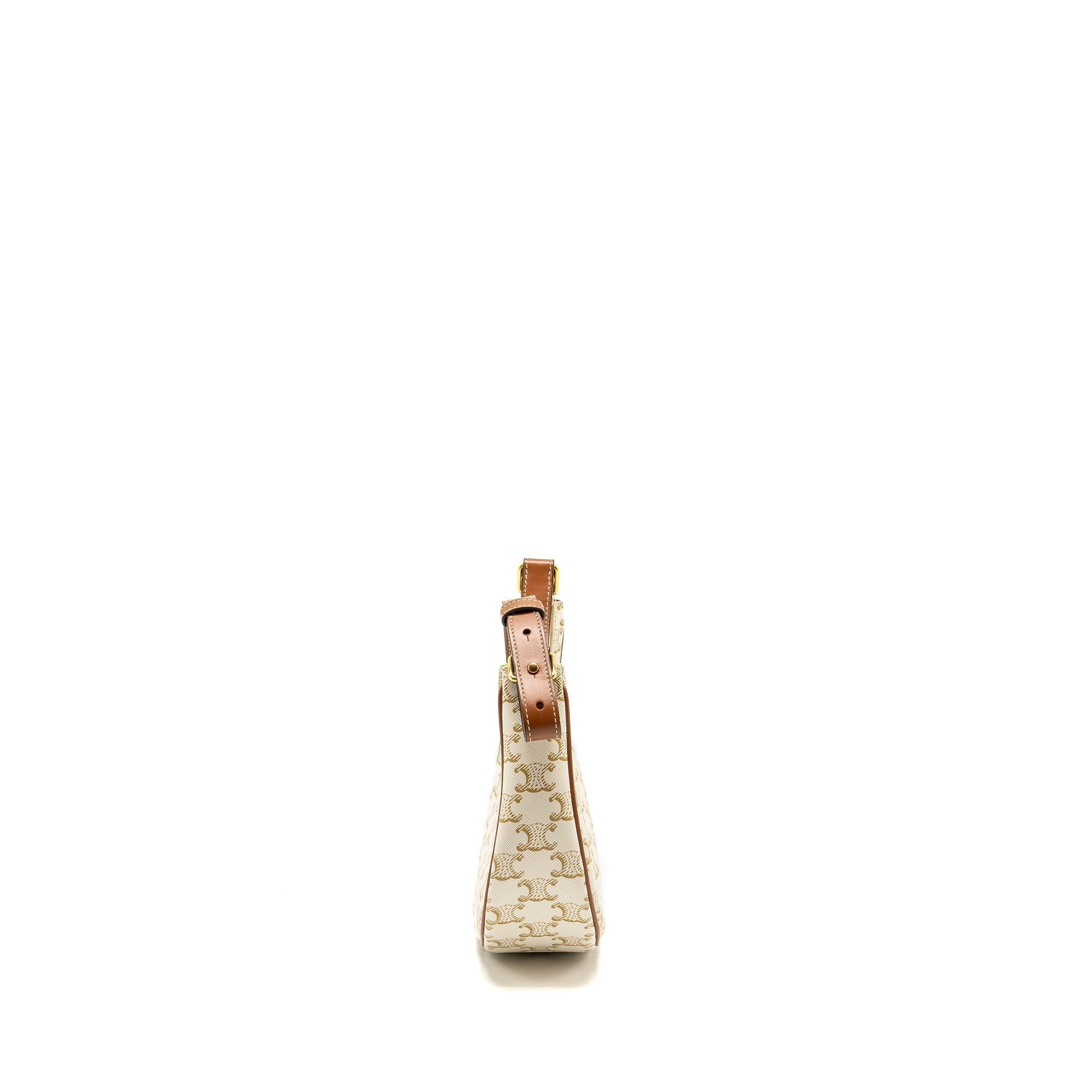 celine-ava-bag-triomphe-canvas-calfskin-white-brown-ghw-copy-1