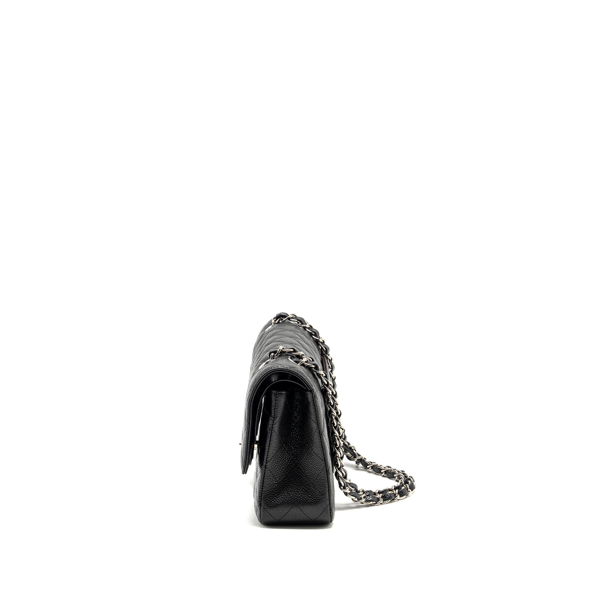 chanel-medium-classic-double-flap-bag-caviar-black-shw-10