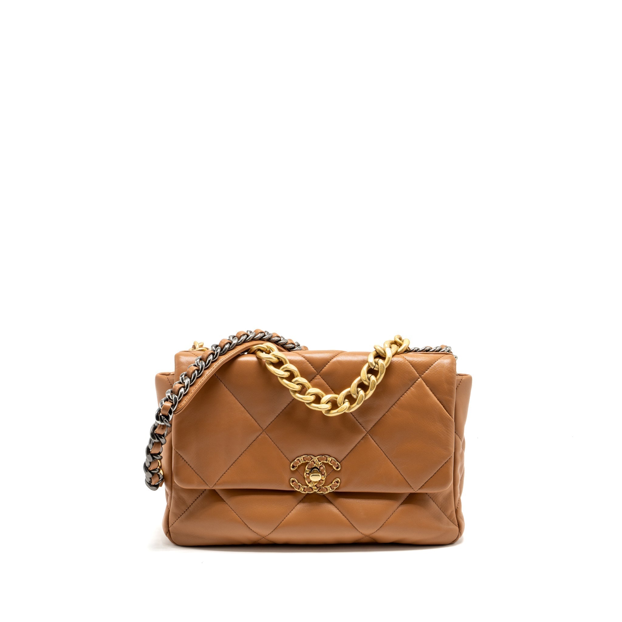 chanel-medium-19-bag-lambskin-caramel-multicolour-hardware-microchip-copy