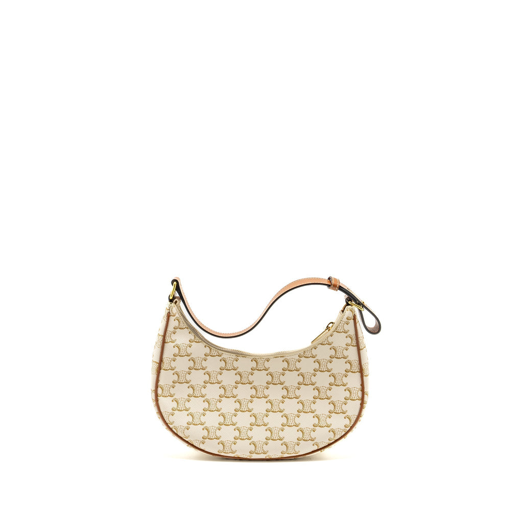 celine-ava-bag-triomphe-canvas-calfskin-white-brown-ghw-copy-1