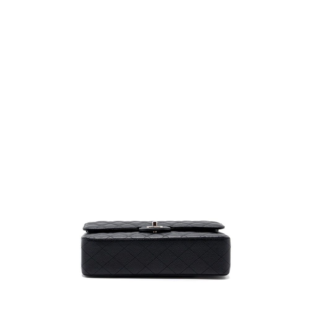 chanel-medium-classic-double-flap-bag-caviar-black-shw-microchip