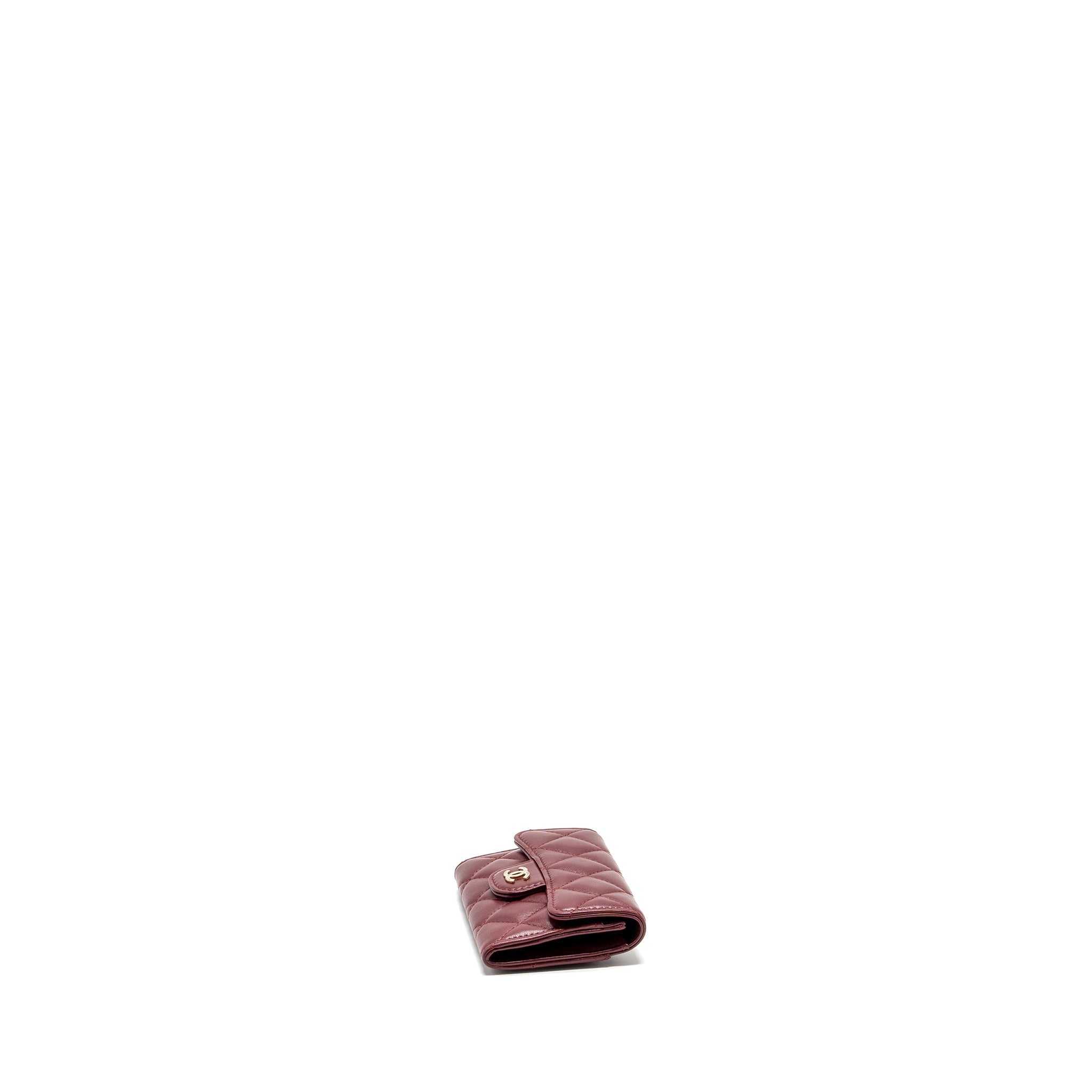 chanel-classic-flap-card-holder-lambskin-burgundy-ghw-copy