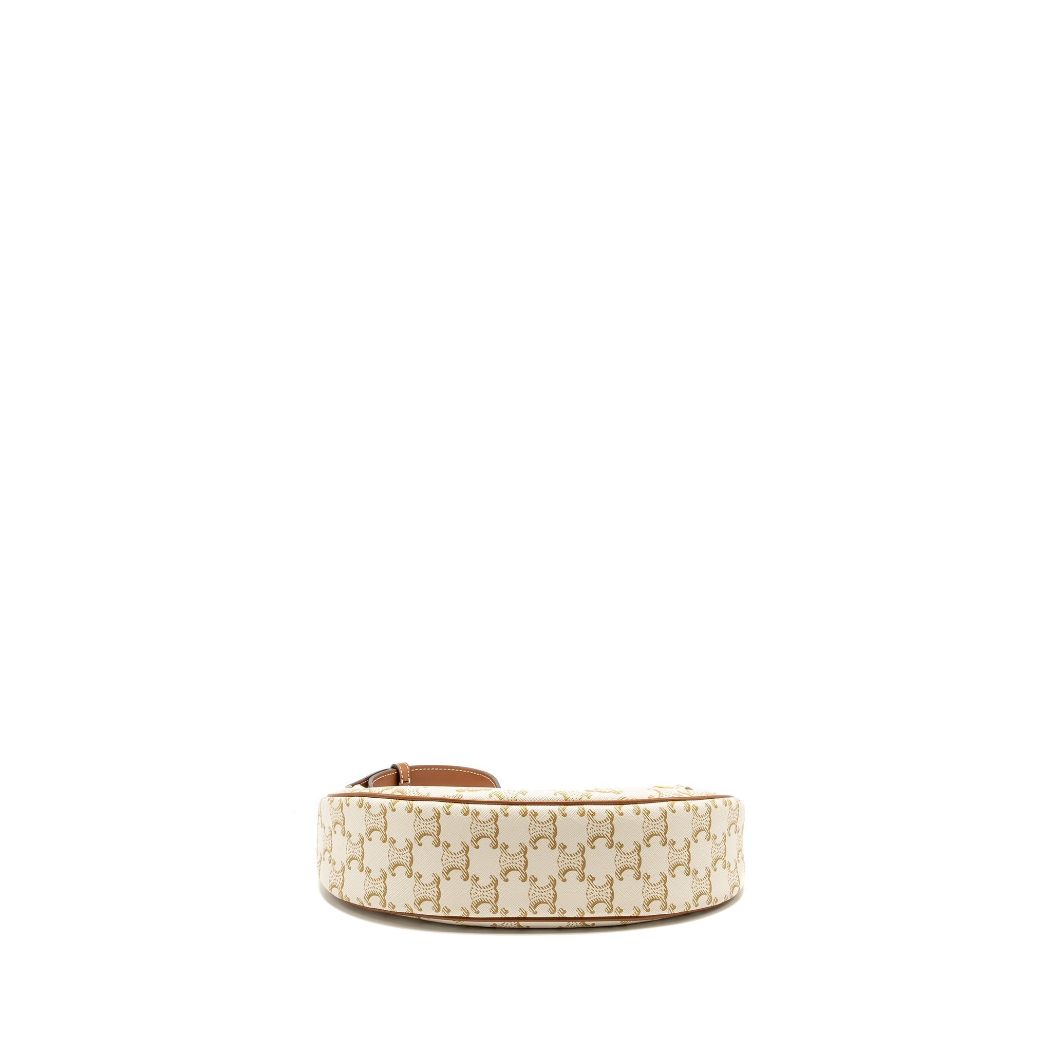 celine-ava-bag-triomphe-canvas-calfskin-white-brown-ghw-copy-1