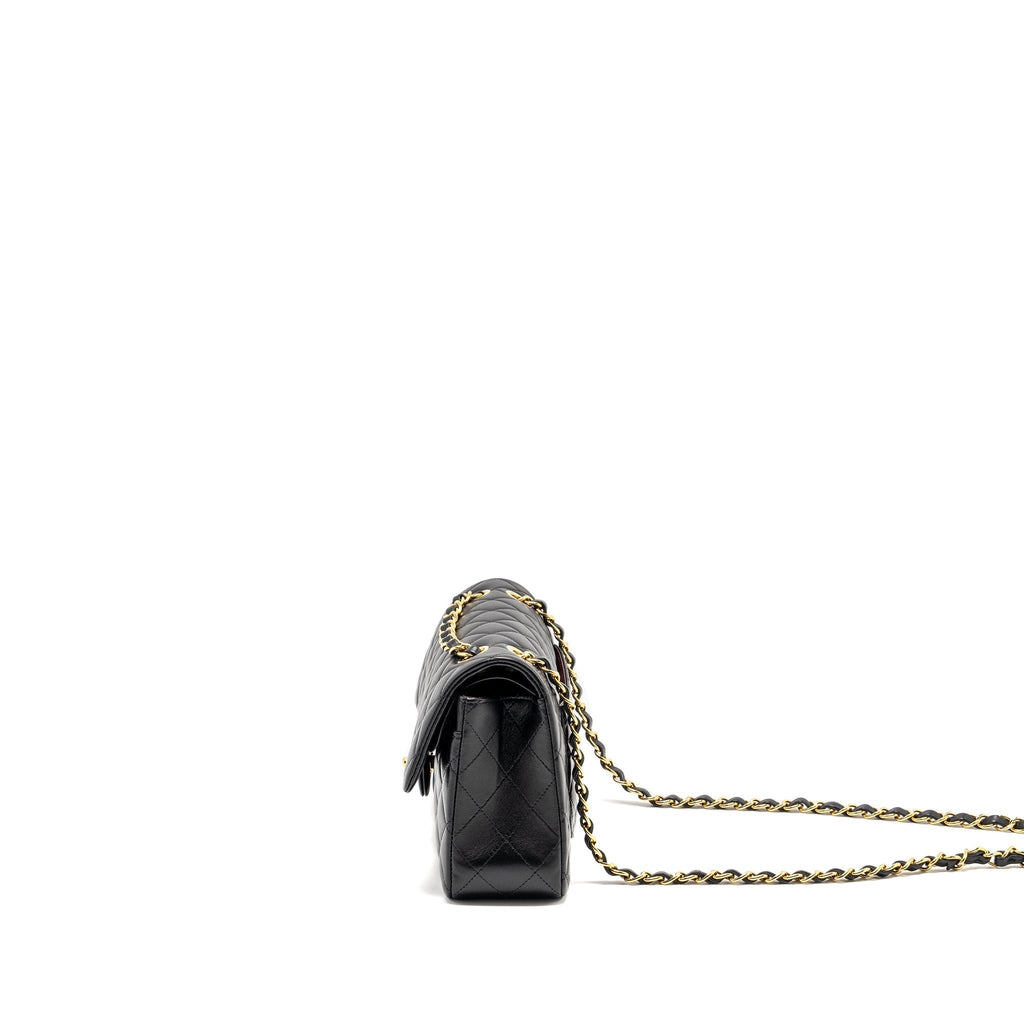 chanel-small-classic-double-flap-bag-lambskin-black-ghwmicrochip