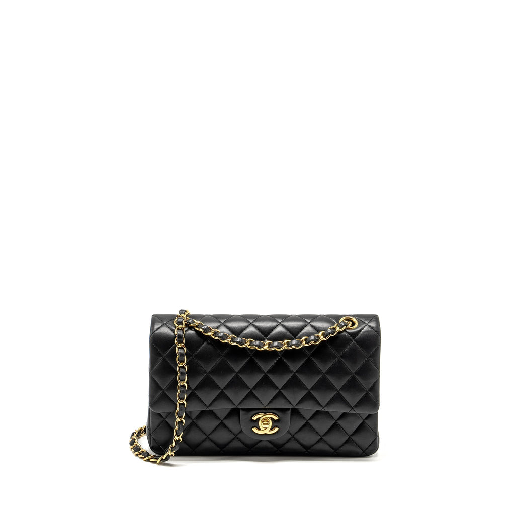 chanel-medium-classic-double-flap-bag-lambskin-black-ghw-7