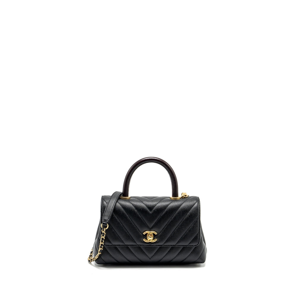 chanel-small-coco-handle-chevron-caviar-with-lizard-embossed-handle-black-ghw-copy