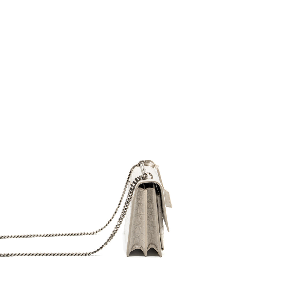 saint-laurent-ysl-sunset-bag-crocodile-embossed-white-shw