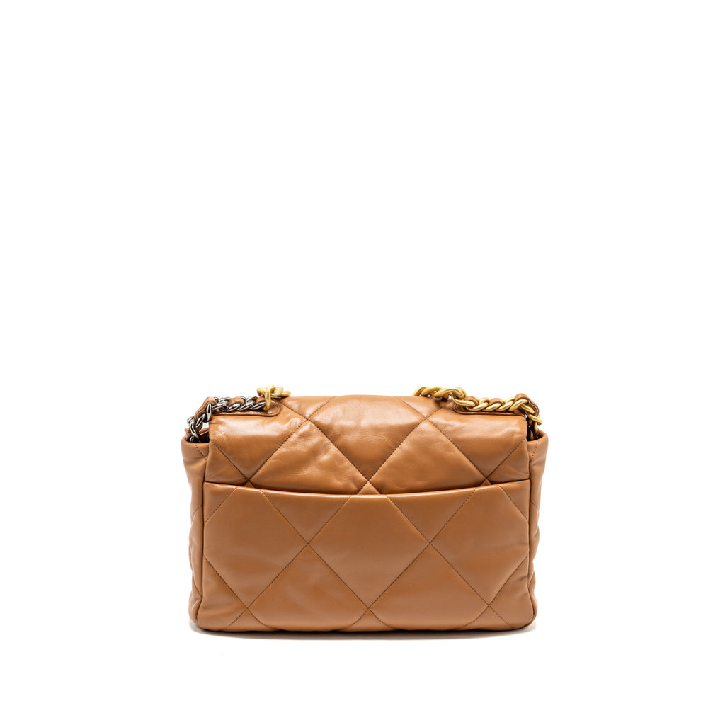 chanel-medium-19-bag-lambskin-caramel-multicolour-hardware-microchip-copy