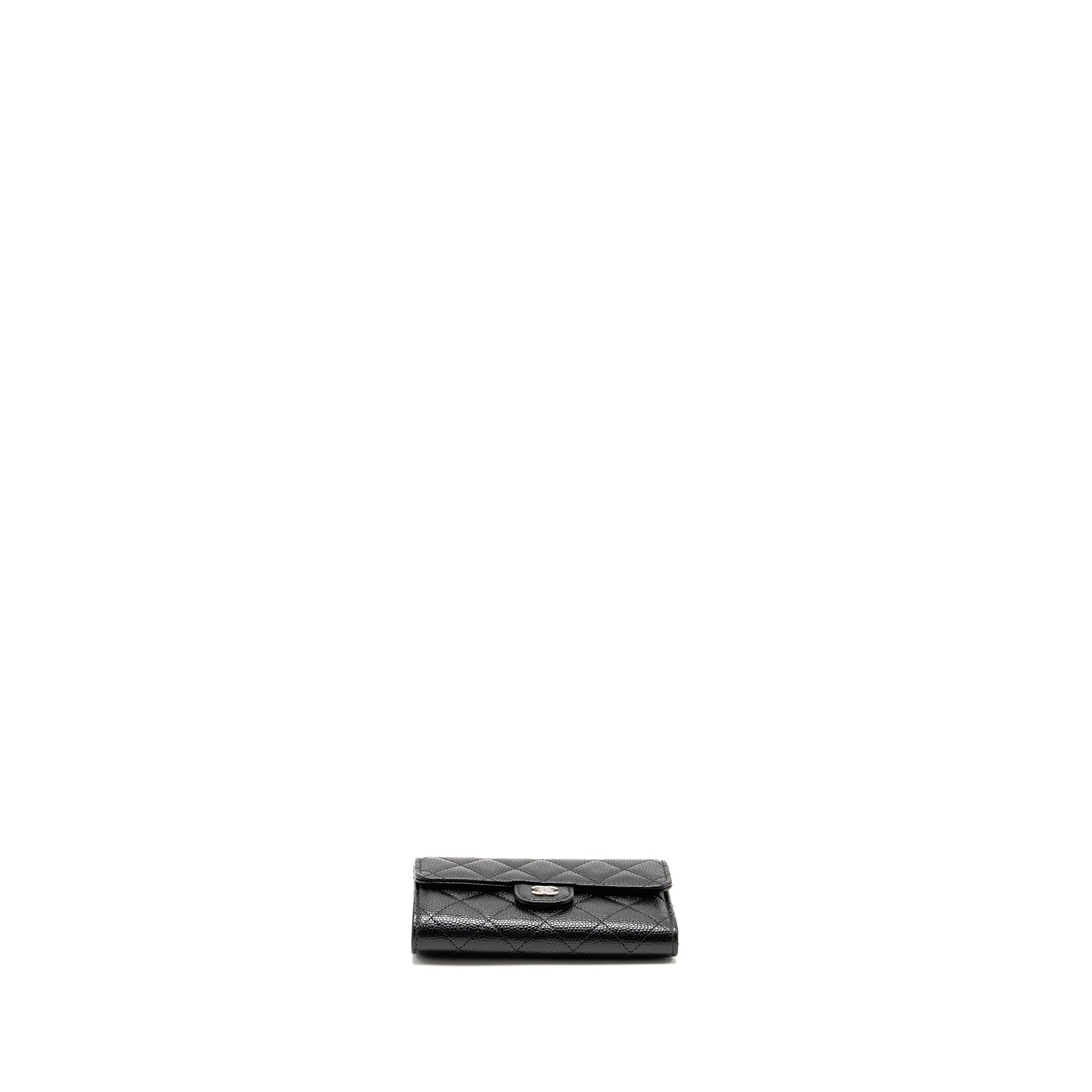 chanel-classic-flap-wallet-caviar-black-shw