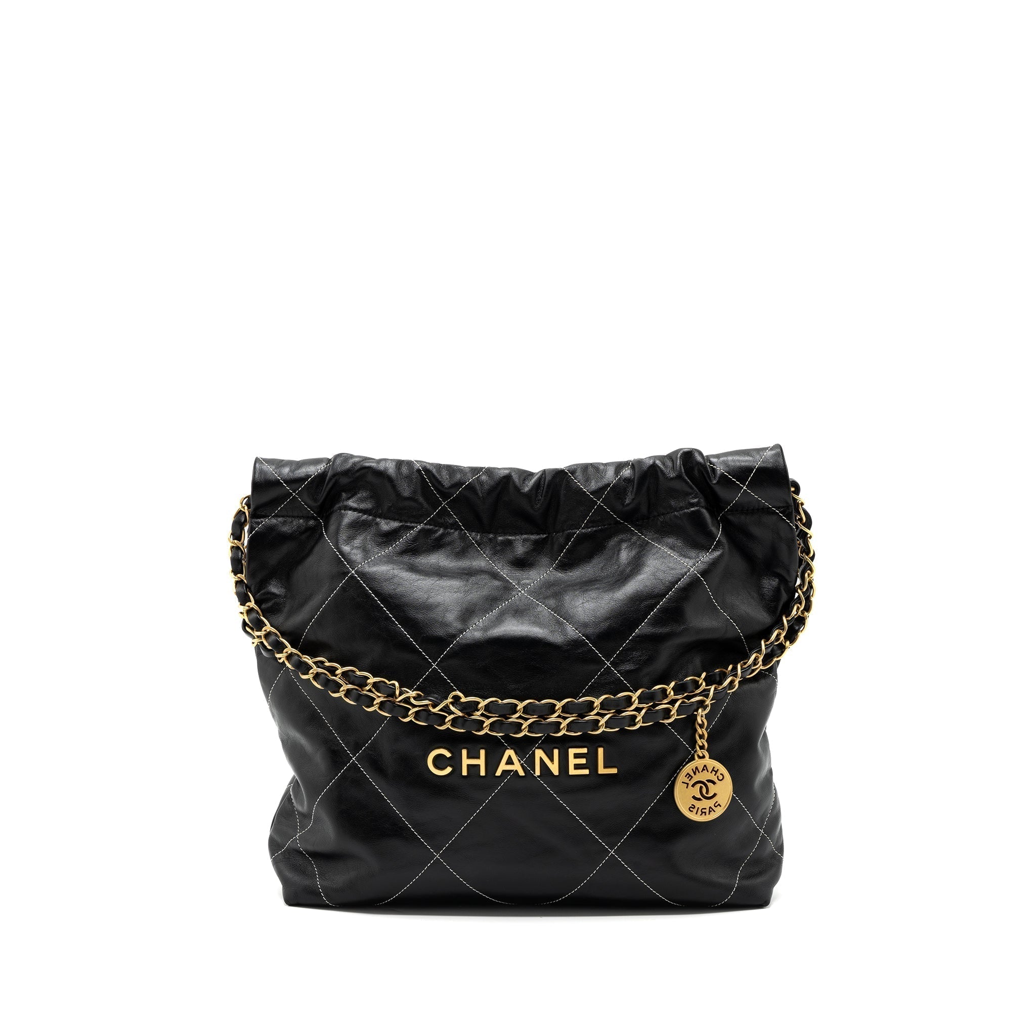 chanel-small-22-bag-gold-letter-shiny-calfskin-black-brushed-ghwmicrochip-1