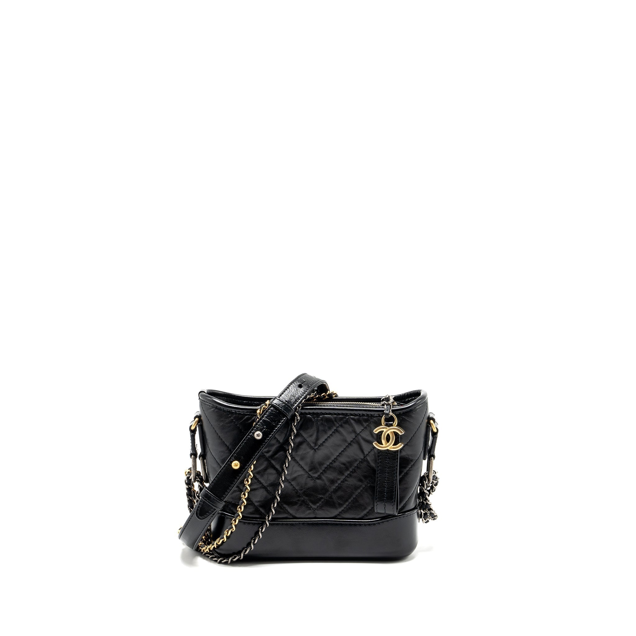 chanel-small-chevron-gabrielle-bag-calfskin-black-multicolor-hardware