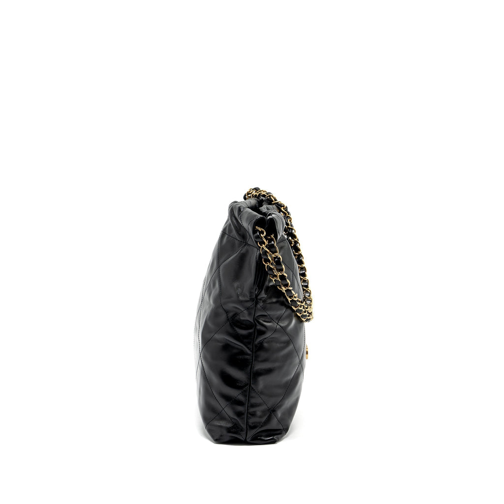 chanel-small-22-bag-gold-letter-shiny-calfskin-black-ghw-microchip-copy